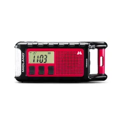 Radio alarmowe Midland ER300 PRO z akumulatorem 10000 mAh Radio alarmowe Midland ER300 PRO z akumulatorem 10000 mAh