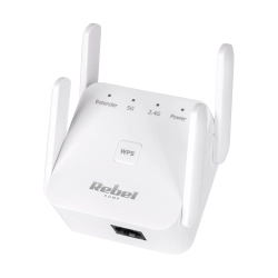 Repeater - wzmacniacz sieci bezprzewodowej 2.4+5 GHz Rebel Repeater - wzmacniacz sieci bezprzewodowej 2.4+5 GHz Rebel