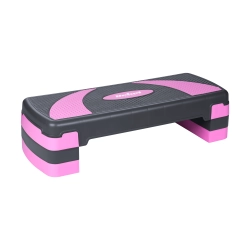 Step do aerobiku i ćwiczeń fitness, 3 stopnie, 78cm, szaro-fioletowy, REBEL ACTIVE Step do aerobiku i ćwiczeń fitness, 3 stopnie, 78cm, szaro-fioletowy, REBEL ACTIVE