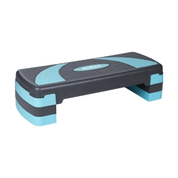 Step do aerobiku i ćwiczeń fitness, 3 stopnie, 78cm, szaro-niebieski, REBEL ACTIVE Step do aerobiku i ćwiczeń fitness, 3 stopnie, 78cm, szaro-niebieski, REBEL ACTIVE