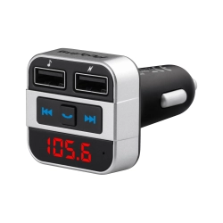 Transmiter samochodowy z funkcją  bluetooth (2x USB)