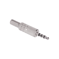 Wtyk Jack 3.5  metalowy czteropolowy
