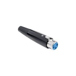 Wtyk mikrofonowy żeńsk.black CK3544