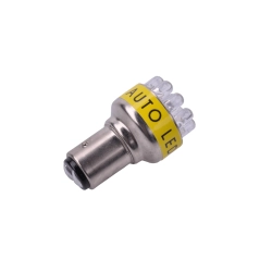 Żarówka samochodowa 12V S-25-12LED-1157 żółta