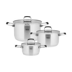 Zestaw garnków 6 elementów TEESA COOK PRIME Zestaw garnków 6 elementów TEESA COOK PRIME