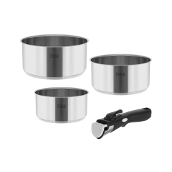 Zestaw garnków z odłączaną rączką TEESA COOK EXPERT SINGLE HAND Zestaw garnków z odłączaną rączką TEESA COOK EXPERT SINGLE HAND
