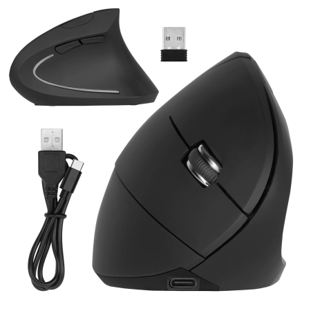 Bezprzewodowa mysz pionowa Rebel VM10