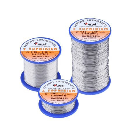 Cyna 0.25mm/250g  Sn60Pb40 CYNEL