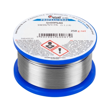 Cyna 0.56mm/250g Sn60Pb40 CYNEL