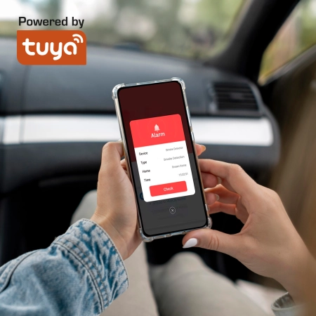 Czujnik czadu, tlenku węgla Kruger&Matz Connect S10 Tuya EN 50921