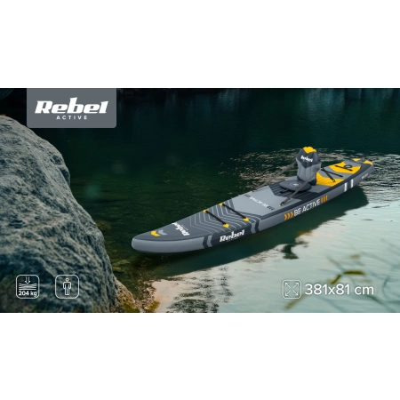 Deska SUP REBEL ACTIVE PRO Touring, 381x81x15, zestaw