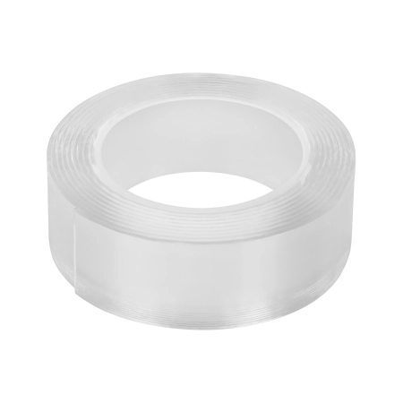 Dwustronna taśma montażowa REBEL (1 mm x 25 mm x 2 m) transparentna