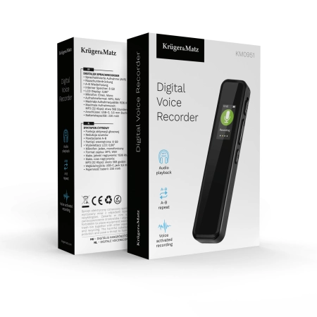 Dyktafon cyfrowy Kruger&Matz KM0951 8GB