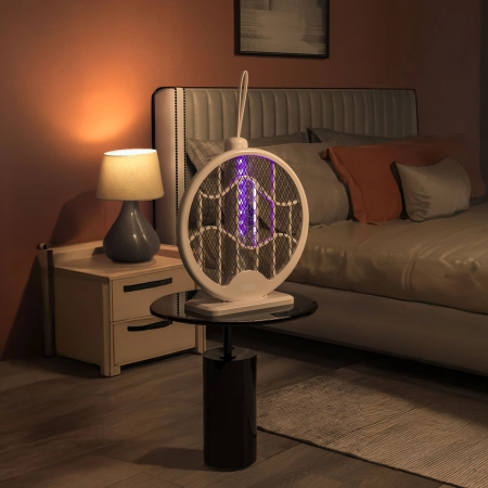 Elektryczna łapka / lampka na owady składana 3w1 TEESA