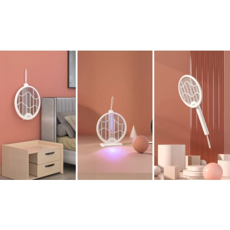 Elektryczna łapka / lampka na owady składana 3w1 TEESA