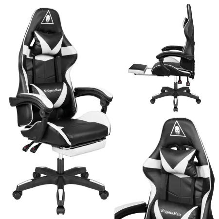 Fotel gamingowy Kruger&Matz GX-150 Czarno-biały