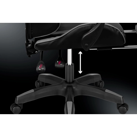 Fotel gamingowy Kruger&Matz GX-150 Czarno-czerwony