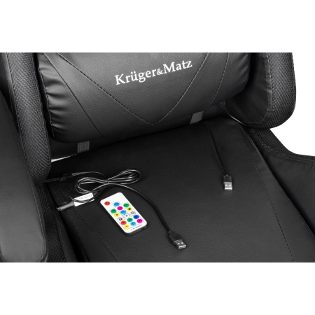 Fotel gamingowy Kruger&Matz GX-150 Czarny LED