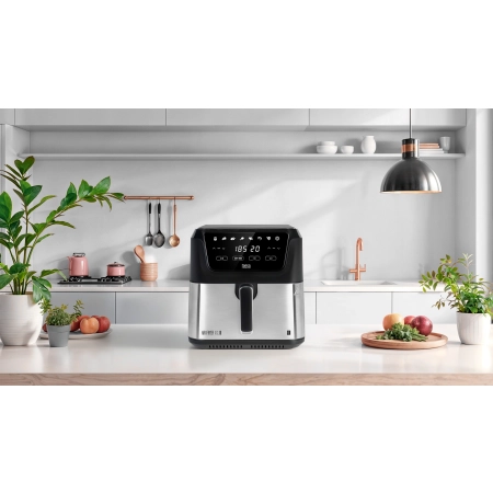 Frytkownica beztłuszczowa TEESA DIGITAL AIR FRYER  XXL , 8L , 1700W, duża miska , programy , podtrzymywanie ciepła