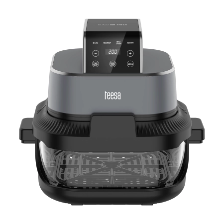 Frytkownica beztłuszczowa TEESA GLASS AIR FRYER 4L, 1,5 L, 1500W