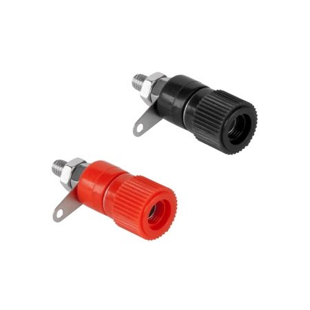 Gniazdo bananowe montażowe średnie 12 mm Cabletech