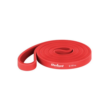 Guma do ćwiczeń lateksowa - Power Band PL-2, czerwona 6-14 kg  REBEL ACTIVE