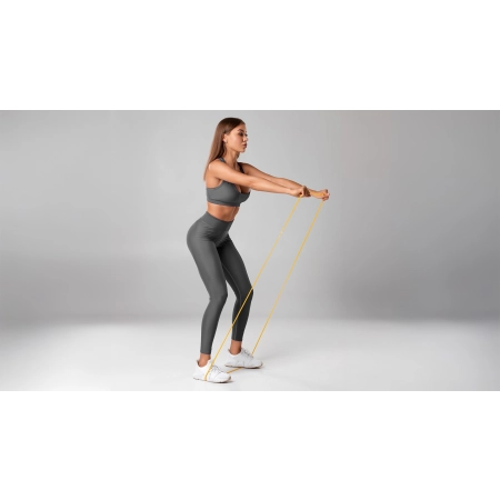 Guma do ćwiczeń lateksowa - Power Band PL-3, czarna 16-32 kg  REBEL ACTIVE
