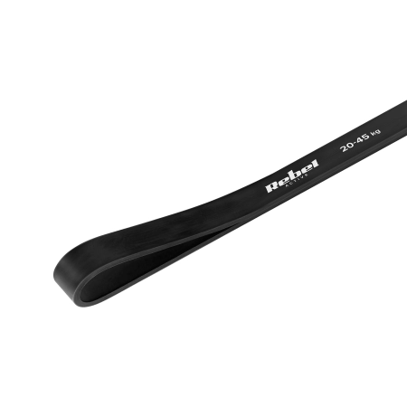 Guma do ćwiczeń lateksowa - Power Band PL-3, czarna 16-32 kg  REBEL ACTIVE