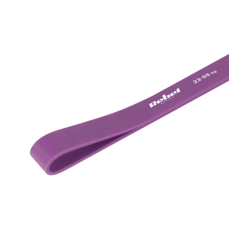 Guma do ćwiczeń TPE - Power Band PT-4, fioletowa 20-45 kg  REBEL ACTIVE