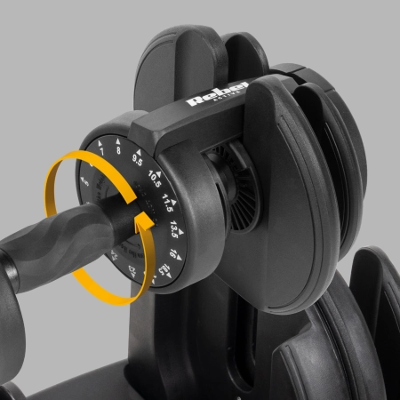 Hantel żeliwny regulowany automat 24 kg REBEL ACTIVE