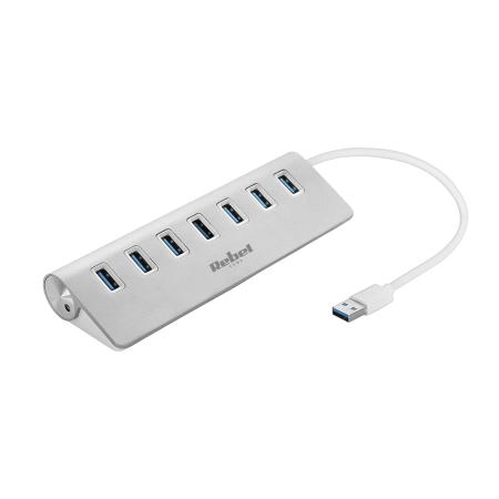 HUB (rozdzielacz) USB 3.0 7 portowy Rebel