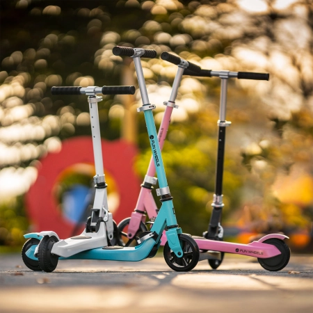 Hulajnoga elektryczna dla dzieci FUN WHEELS WHITE