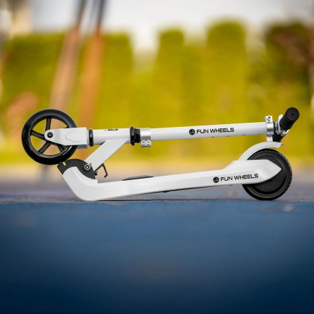 Hulajnoga elektryczna dla dzieci FUN WHEELS WHITE