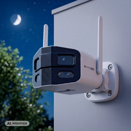 Kamera WiFi zewnętrzna Kruger&Matz Connect C130 Tuya Smart Life panoramiczna 4 MP