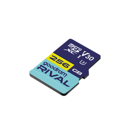 Karta pamięci microSD 256  GB V30 UHS-III Goodram Rival z adapterem
