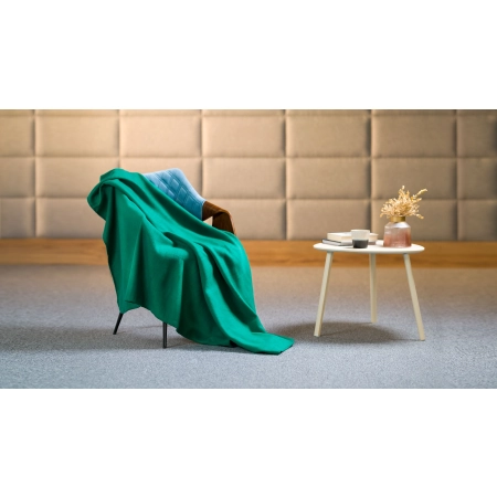 Koc polarowy 130x150 cm TEESA - zielony