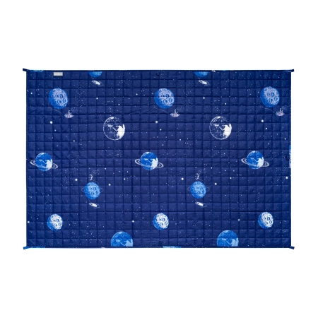 Kołdra obciążeniowa, koc sensoryczny dla dzieci, 100x150 cm, 4 kg, kosmos