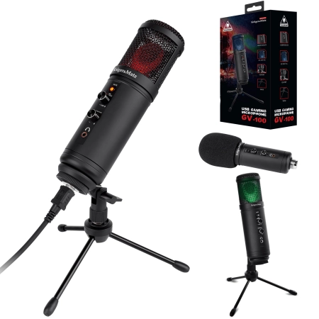 Mikrofon gamingowy / vlogerowy na USB  Kruger&Matz Warrior GV-100