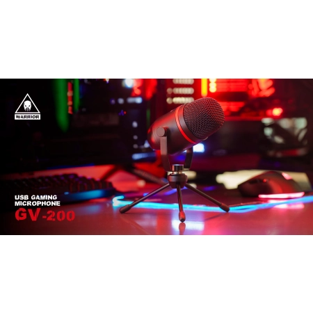 Mikrofon gamingowy / vlogerowy na USB  Kruger&Matz Warrior GV-200