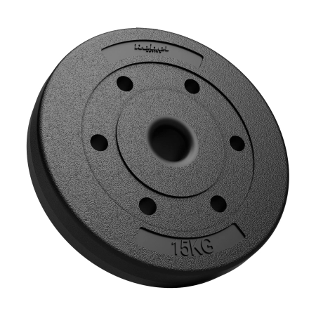 Obciążenie bitumiczne olimpijskie zestaw 2x15kg, otwór 51mm , REBEL ACTIVE