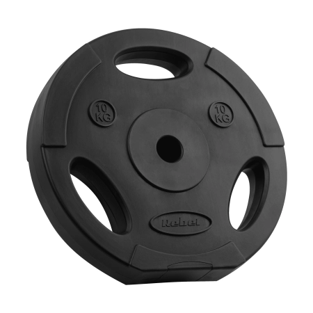 Obciążenie bitumiczne zestaw 2x10kg, otwór 31mm, talerz z uchwytami, REBEL ACTIVE