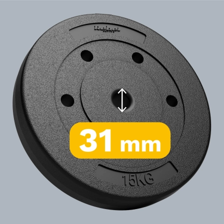 Obciążenie bitumiczne zestaw 2x15kg, otwór 31mm,  REBEL ACTIVE