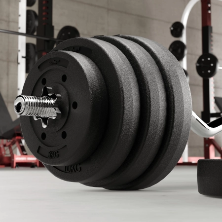 Obciążenie bitumiczne zestaw 30kg ( 8x1.25kg + 4x2.5kg + 2x5kg ), otwór 31mm,  REBEL ACTIVE
