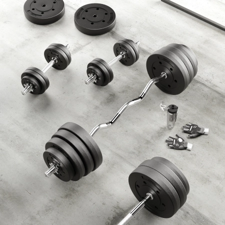Obciążenie bitumiczne zestaw 30kg ( 8x1.25kg + 4x2.5kg + 2x5kg ), otwór 31mm,  REBEL ACTIVE