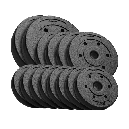 Obciążenie bitumiczne zestaw 30kg ( 8x1.25kg + 4x2.5kg + 2x5kg ), otwór 31mm,  REBEL ACTIVE