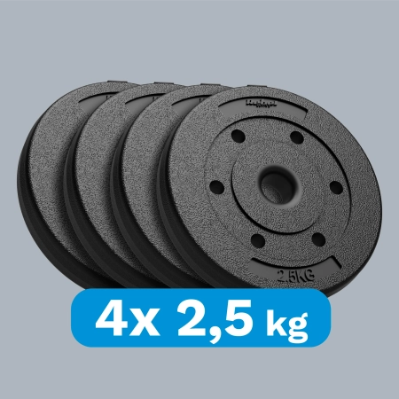 Obciążenie bitumiczne zestaw 4x2.5kg, otwór 31mm,  REBEL ACTIVE