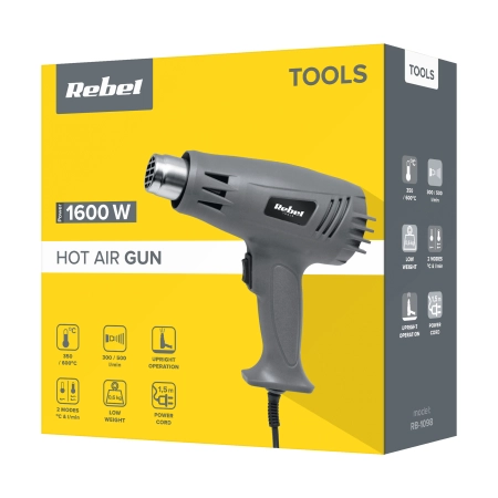 Opalarka na gorące powietrze 1600W Rebel