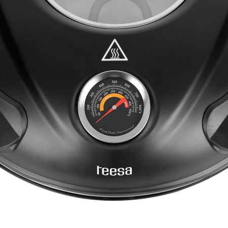 Piec do pizzy TEESA SUPREME, 1200 W, 32 cm , okienko , wyjmowany kamień