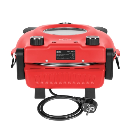 Piec do pizzy TEESA SUPREME + , 1200 W, 32 cm , okienko , wyjmowany kamień, sterowanie dwiema grzałkami