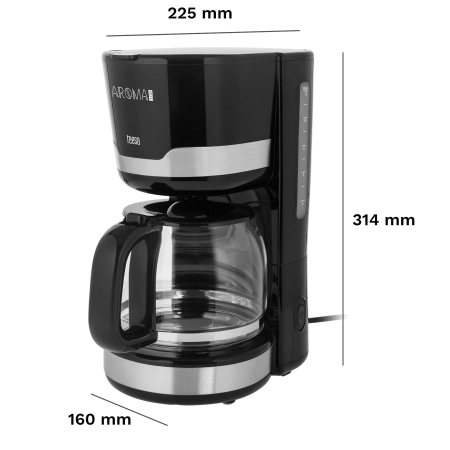 Przelewowy ekspres do kawy 1,5L AROMA 100